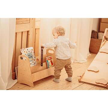 WOOD&ROOM Kids Bookshelf - Inspire Young Readers!