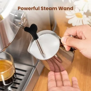 Gevi Espresso Machine with Portafilter and Milk Frother