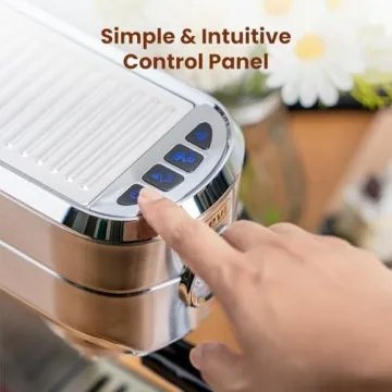 Gevi Espresso Machine with Portafilter and Milk Frother