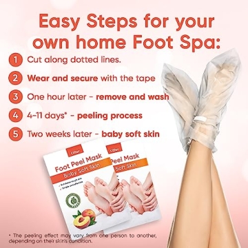 Foot Peel Mask - Baby Soft Skin with Aloe Vera