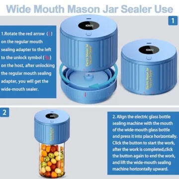 Electric Mason Jar Vacuum Sealer Kit for Food Preservation