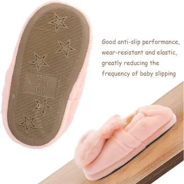 Cute Toddler Girls Unicorn Tie Dye Fuzzy Slippers