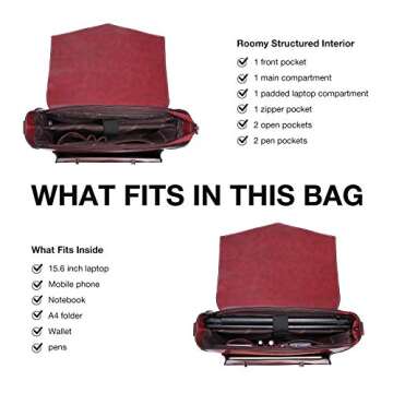 Chic ECOSUSI Vegan Leather Backpack for Women