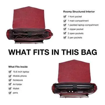 Chic ECOSUSI Vegan Leather Backpack for Women