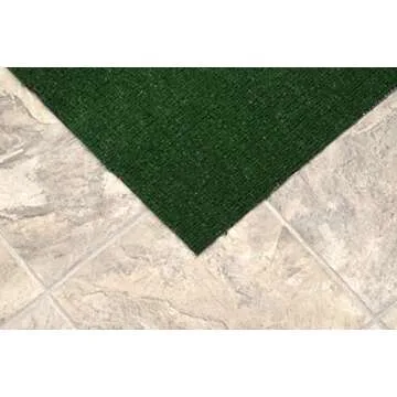 Garland Rug Green 4' x 6' Indoor/Outdoor Area Rug