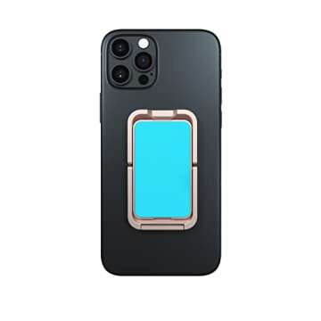 Flipstik Pro – Sticks to Any Flat Surface Like Walls or Mirrors – Hands Free Selfies – Videos – car Mount – Tripod – Phone Stand – Kickstand – Finger Grip Loop for Secure Hold (Millenium Gold)