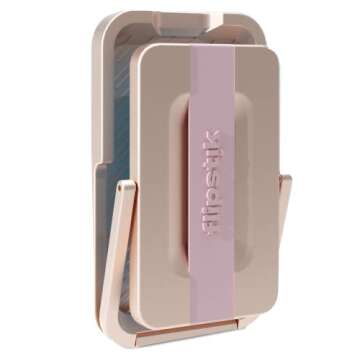 Flipstik Pro – Sticks to Any Flat Surface Like Walls or Mirrors – Hands Free Selfies – Videos – car Mount – Tripod – Phone Stand – Kickstand – Finger Grip Loop for Secure Hold (Millenium Gold)