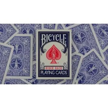 2 Decks Bicycle Rider Back 808 Standard Poker Playing Cards Red & Blue