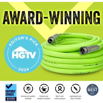 Flexzilla 5/8" x 50 ft Garden Hose - Heavy Duty & Safe