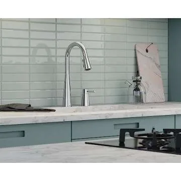 Moen 7871 High Arc Kitchen Faucet with Power Boost