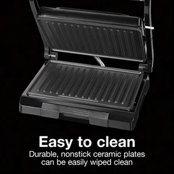 Proctor Silex 1000W Panini Press Grill Nonstick Easy Clean