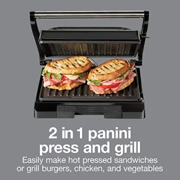 Proctor Silex 1000W Panini Press Grill Nonstick Easy Clean