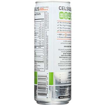 Celsius (NOT A CASE) Beverage Sparkling Orange Pomegranate