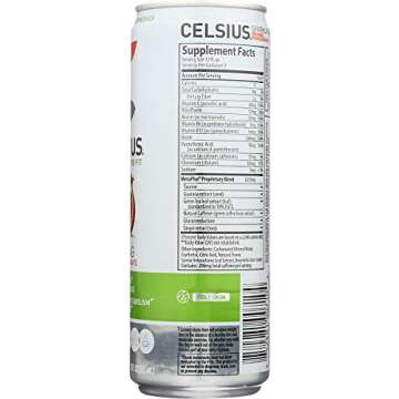Celsius (NOT A CASE) Beverage Sparkling Orange Pomegranate