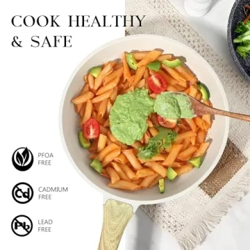 GiPP Nonstick 9.5" Frying Pan for Effortless Cooking