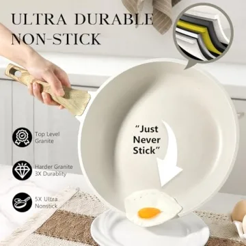 GiPP Nonstick 9.5" Frying Pan for Effortless Cooking