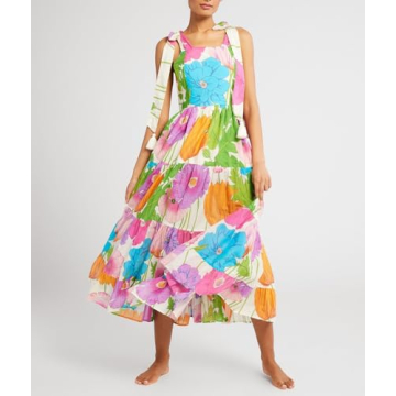 Elegant Flowy Summer Maxi Dress for Women 2024