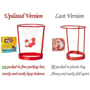 90shine Christmas Headband Hoop Ball Game Holiday Fun