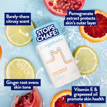 Megababe Thigh Rescue Anti-Chafe Stick 2 Pack | Prevent Chafing