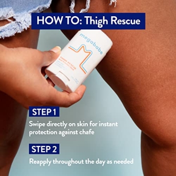 Megababe Thigh Rescue Anti-Chafe Stick 2 Pack | Prevent Chafing