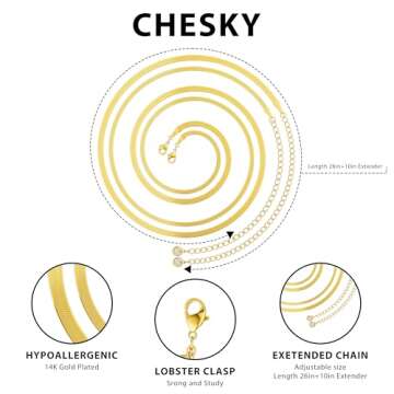 Buy Elegant CHESKY Gold Waist Chains for Women Online