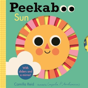 Peekaboo: Sun interactive book for babies and toddlers