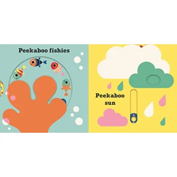 Peekaboo: Sun interactive book for babies and toddlers