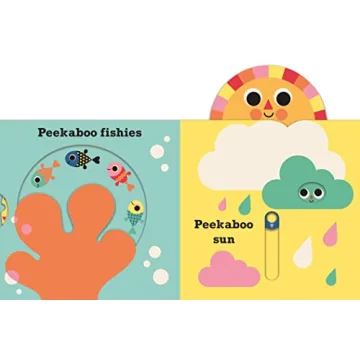 Peekaboo: Sun interactive book for babies and toddlers