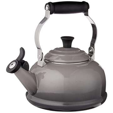 Le Creuset Whistling Tea Kettle 1.7 qt in Oyster Color