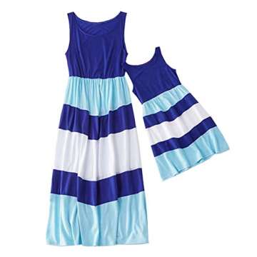 Mommy and Me Matching Maxi Dresses for Summer Parties