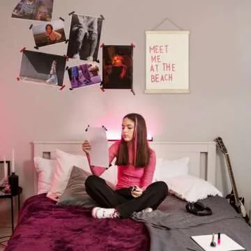 LUVADIAN Beach Wall Decor - Pink Coastal Aesthetic Art