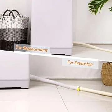 MyLifeUNIT Universal Washing Machine Drain Hose Extension Kit