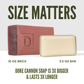Duke Cannon Big Ass Brick of Soap - Superior Quality 10 oz Bars
