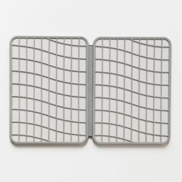 Dorai Home Large Dish Pad 40% More Drying Space | Eco-Friendly Stone Drying Mat for Kitchen Counter | Quick Drying & Highly Absorbent Dish Drying Mat | 24.6" x 16.5" (Sandstone)