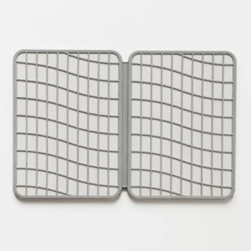 Dorai Home Large Dish Pad 40% More Drying Space | Eco-Friendly Stone Drying Mat for Kitchen Counter | Quick Drying & Highly Absorbent Dish Drying Mat | 24.6" x 16.5" (Sandstone)