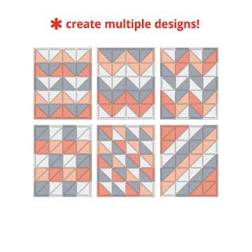 Skip Hop Baby Play Mat, Interlocking Foam Floor Tiles, 70" x 56", Playspot, Grey/Peach