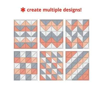 Skip Hop Baby Play Mat, Interlocking Foam Floor Tiles, 70" x 56", Playspot, Grey/Peach