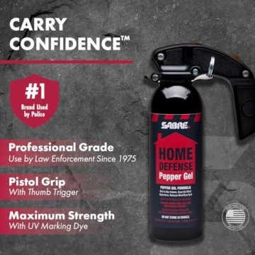 SABRE Red Home Defense Pepper Gel for Ultimate Safety