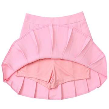 Stylish Hoerev High Waist Skater Skirt for Women