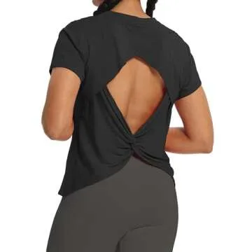 Bestisun Backless Workout Sports Tops Blending Style & Comfort