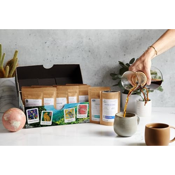 Bean Box World Coffee Tour | Specialty Coffee Gift Basket | Gourmet Coffee Gift Set | Coffee Gifts for Women and Men | Birthday Gifts for Her | Care Package | Whole Bean Coffee | 12 Piece Variety Set