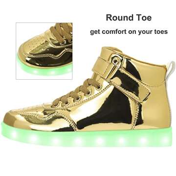 APTESOL LED Light Up Sneakers - Rechargeable Fun for All
