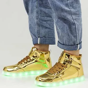 APTESOL LED Light Up Sneakers - Rechargeable Fun for All
