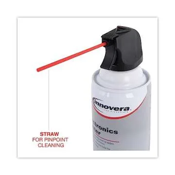 Innovera 10 oz Compressed Air Duster - Safe & Effective Cleaning