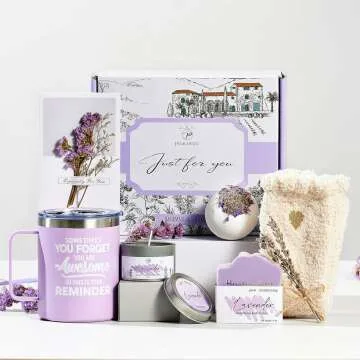 Lavender Spa Gift Basket - Perfect Personalized Gifts