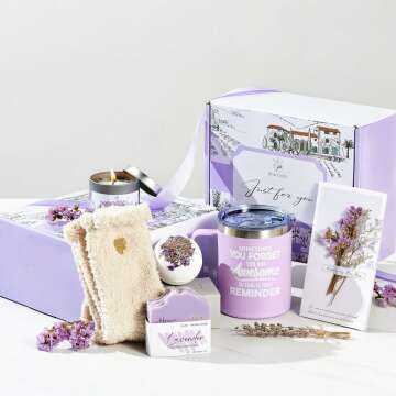 Lavender Spa Gift Basket - Perfect Personalized Gifts