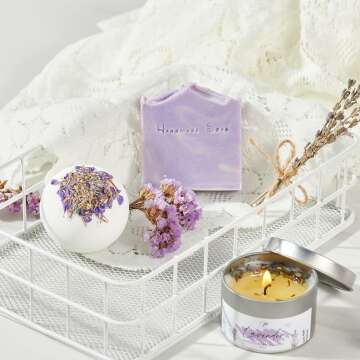 Lavender Spa Gift Basket - Perfect Personalized Gifts