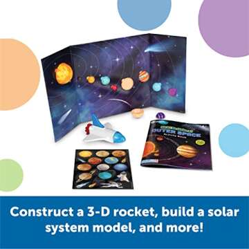 Interactive Outer Space Activity Set for Kids 4+