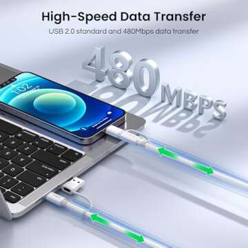 Basesailor 4-in-1 USB C to USB C Cable 10ft iPhone 16 15 14 13 Mini Plus Max,60W Fast Charging Multi Charger Cord with USB-A Adapter/IOS/Type C for Apple iWatch 10 9 8,MacBook Pro,iPad,S25 S24 S23 S22