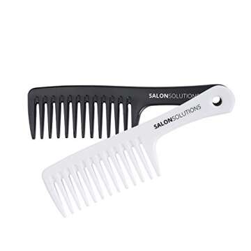SALONSOLUTIONS Wide-Tooth Comb for Effortless Detangling